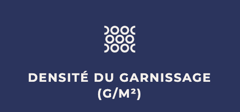 « Densité garnissage »