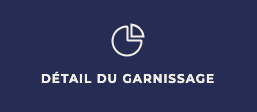 « Détail garnissage »
