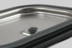 lunchbox inox Black&Blum : fermeture sous vide